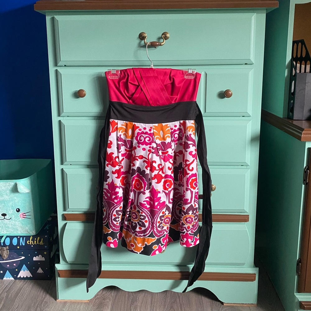 Strapless Semi-Formal Dress